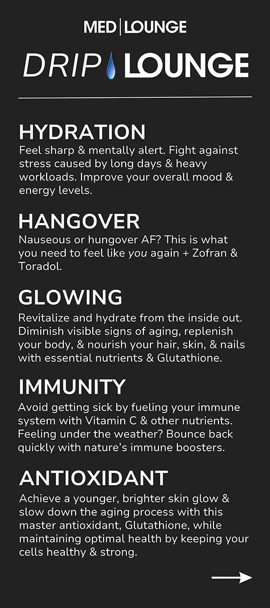 Drip Lounge Rack Card